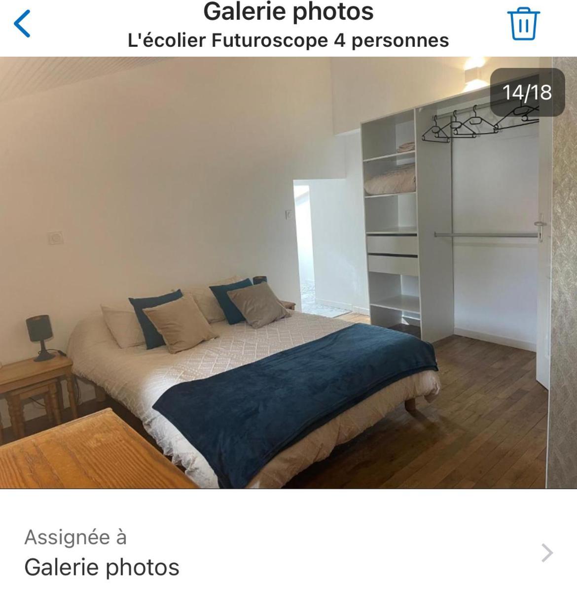 L'Ecolier Futuroscope 4 Personnes Apartment Beaumont  Bagian luar foto