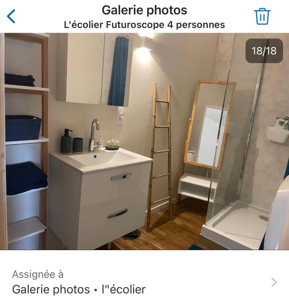 L'Ecolier Futuroscope 4 Personnes Apartment Beaumont  Bagian luar foto